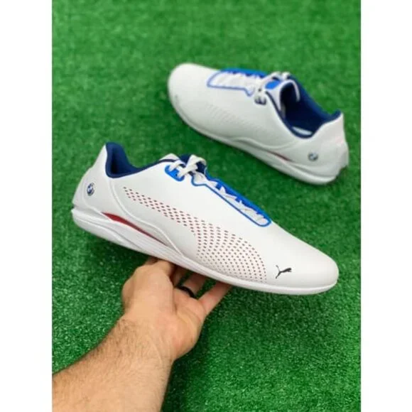 Puma BMW MMS Drift Cat Mens Sportswear Shoes White 307304-09 NEW Sz 12 - Picture 1 of 5